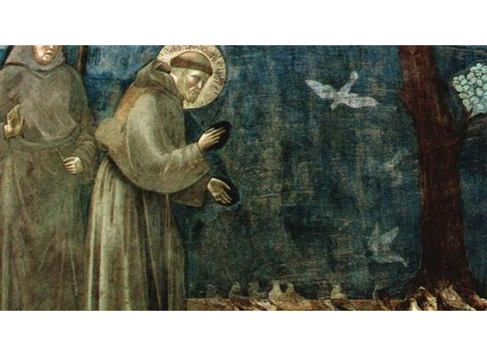 San Francesco predica agli uccelli